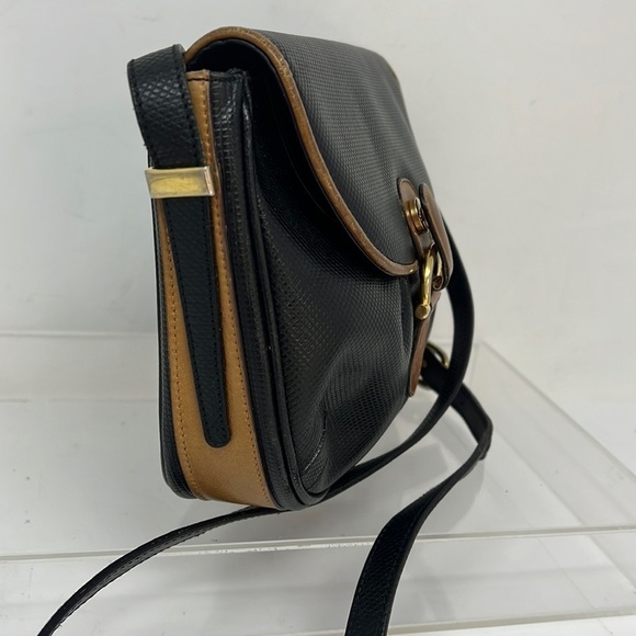 Mark Cross Black and Brown Leather Crossbody Bag - Picture 6 of 12